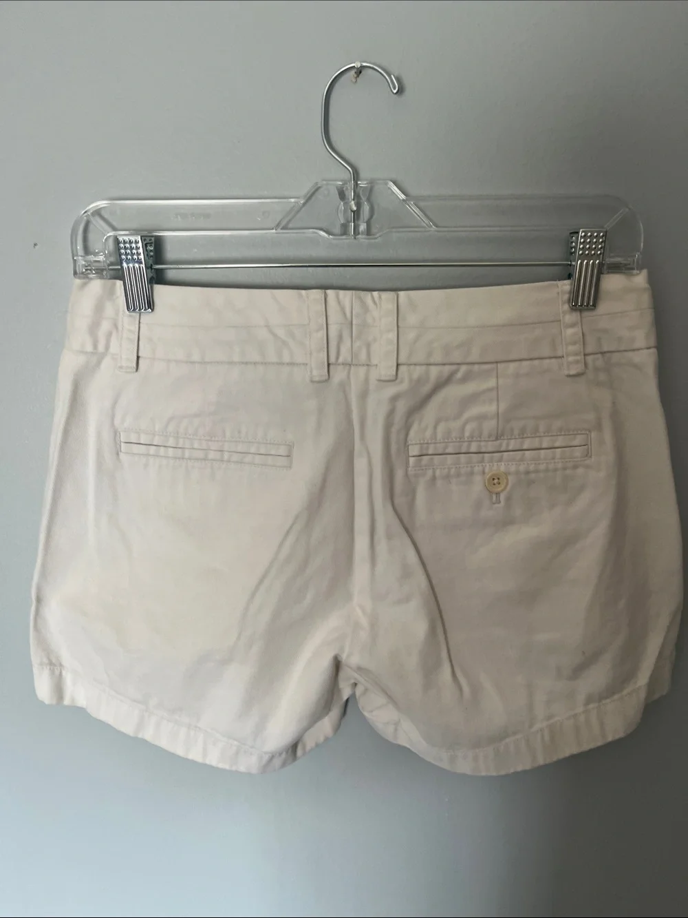 J. Crew Cream Chino Bermuda Shorts